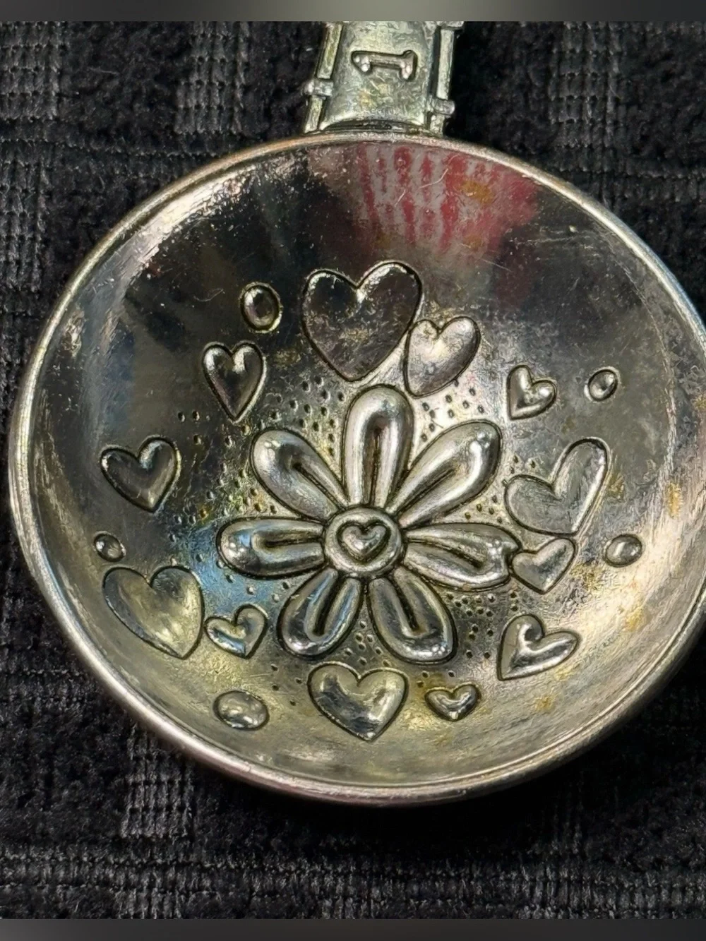 Ganz Embossed Measuring Spoons Butterflies Flowers Set of 4 Excellent Condition